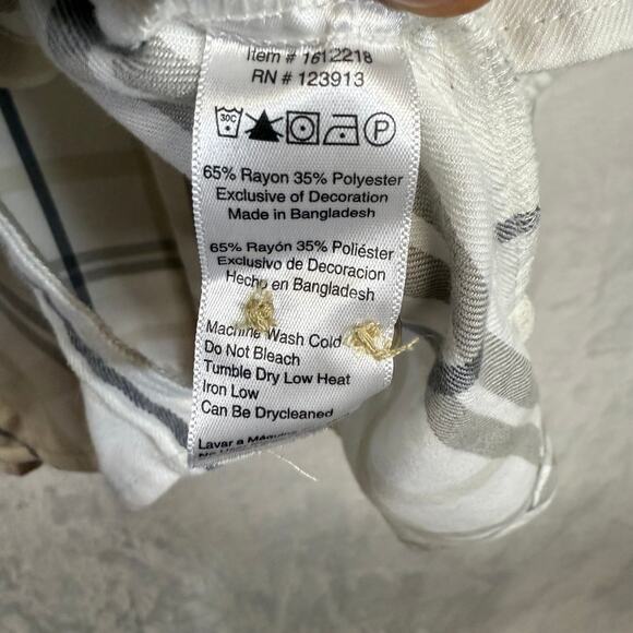 NEW Jach's Girlfriend 3XL Plus Soft Flannel Shirt Checkered Gray Pockets Comfy - Picture 11 of 12